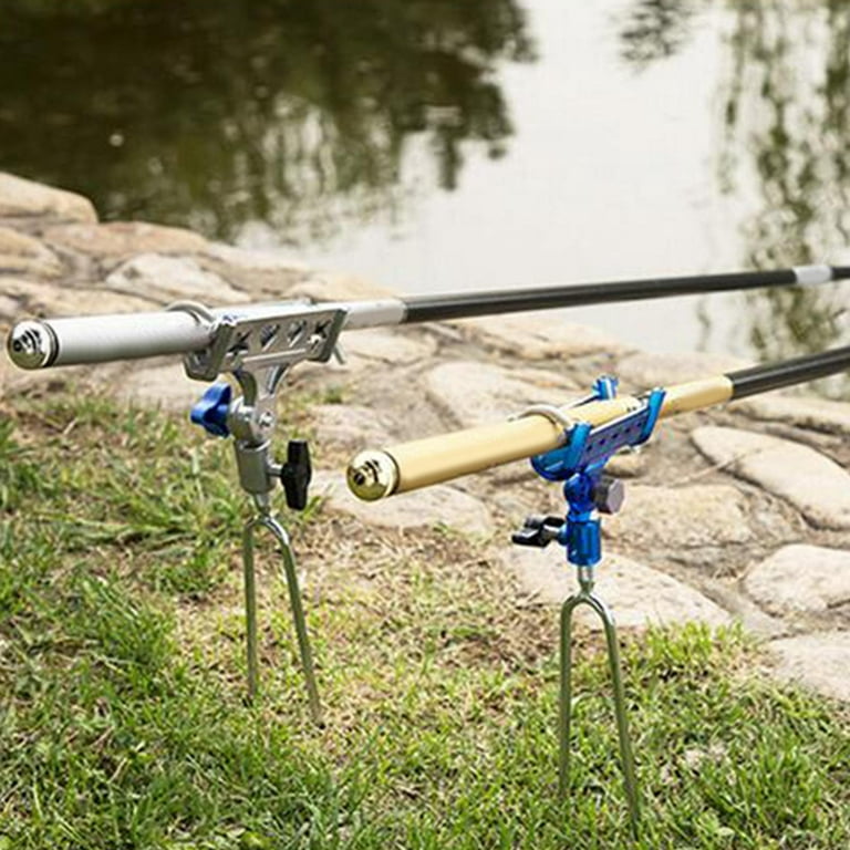 Degrees Automatic Fishing Rod Holder Ground Bracket Outdoor