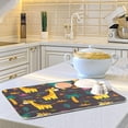 thumbnail image 5 of SKYSONIC Dish Drying Mat for Kitchen Counter African Giraffe Eco Friendly Drying Mat - Easy to Clean Heat Resistant Dish Mat - 16x18, 5 of 6