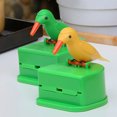thumbnail image 5 of Jygee Toothpick Box Toothpick Storage Case Automatic Dispenser Bird Shape ABS Plastic Holder, Green, 5 of 10