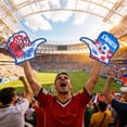thumbnail image 1 of JZCHUNTOY EVA Foam Cheer Thumb Glove 1 Piece, Lightweight Durable Noisemaker Sports Fan Hand Prop, Reusable Large Size Cheering Accessory, for Sports Games Concerts Parties Event Atmosphere Use, 1 of 5