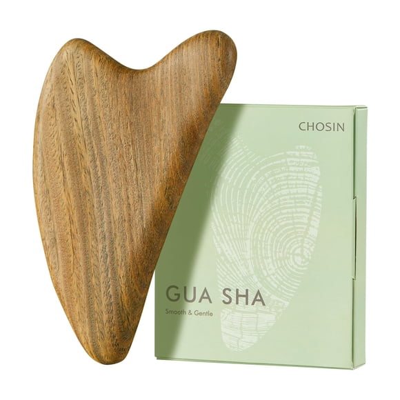 Masajeador facial y corporal Gua Sha Tool CHOSIN, madera de sándalo
