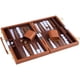 thumbnail image 2 of Funda clásica de piel sintética Backgammon Set RERIVER 2 Players, 2 of 7