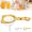 Yellow, variant on 120 Mesh Fine Mesh Strainer with Handle, Detachable Nylon Filter with Non-Slip Grip for Soy Milk Juice Sauce Flour Sifting Kitchen Cooking