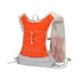 thumbnail image 4 of figatia Men Running Vest Reflective Gear Portable Adjustable Vest Backpack for Marathoner Hiking Trail Orange, 4 of 8