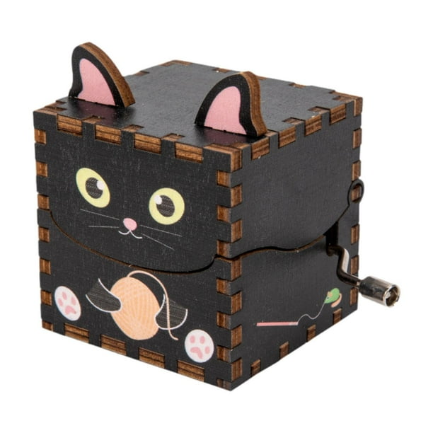 Caja de música de madera, rompecabezas 3D, hermosas manualidades, decoración del hogar, coleccionables, cajas musicales Estilo G