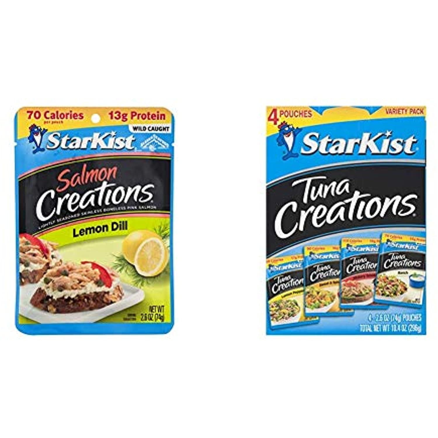 Starkist Salmon Creations Lemon Dill 2.6 Oz Pouch (Pack Of 12