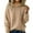 Khaki, variant on MESSUEN Hooded Sweater Women Baggy Sweater Thermal Sweater for Women Cute Sweaters Womens Oversized Sweater Fall Blouses for Women Womens Shirt Beige L