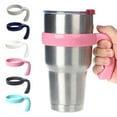 thumbnail image 5 of TNOBHG Cup Holder with Ergonomic Handle Sure Here's A Product Title for Listing Tumbler Handle Attachment 2 Pcs Ergonomic Grip Anti Slip Car Cup for 20/32oz, 5 of 8