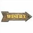 thumbnail image 3 of SignMission P-ARROW8-999544 8 x 24 in. Wide Winery Arrow Sign, 3 of 4