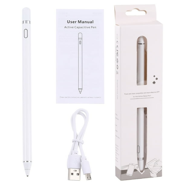 Universal Active Capacitive Stylus Pen(White) - Walmart Business