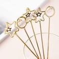 thumbnail image 4 of Magazine 1pc Fork Spoon Stainless Steel Pendant Heart-shaped Star Love Coffee Spoon Fruit Dessert String Mixing Spoon Kichen Accessories, 4 of 8