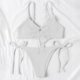 thumbnail image 4 of Trajes de baño para mujer, casuales y de moda, de color sólido, sin mangas, con abertura, para mujer, trajes de baño para mujer, trajes de baño para mujer, trajes de baño de moda playera para mujer, 4 of 8