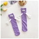 thumbnail image 3 of Calcetas Modernas Animadas MagSoxPurple 5Pares Morado 5-9.5US Animados Calcetines Tubo Medio Magnéticos Poliéster., 3 of 5