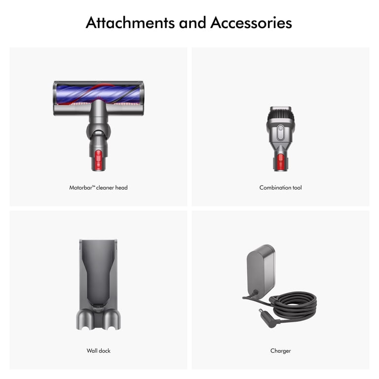 Restored Premium Dyson V8 Origin Cordless Vacuum | Red
