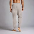 thumbnail image 5 of GrmtClth Men's Pajama Pants Lounge Jogger Sleepwear Comfy Casual Pjs Bottoms with Drawstring & Pockets Beige XL, 5 of 9
