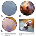 thumbnail image 3 of Designart "Haven for African Hippos I" Animals Framed Wall Art Decor - Modern Grey Hippopotamus Hallway Framed Wall Art Decor, 3 of 6