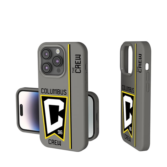 Keyscaper Gray Columbus Crew Sidebar Soft Touch iPhone Case