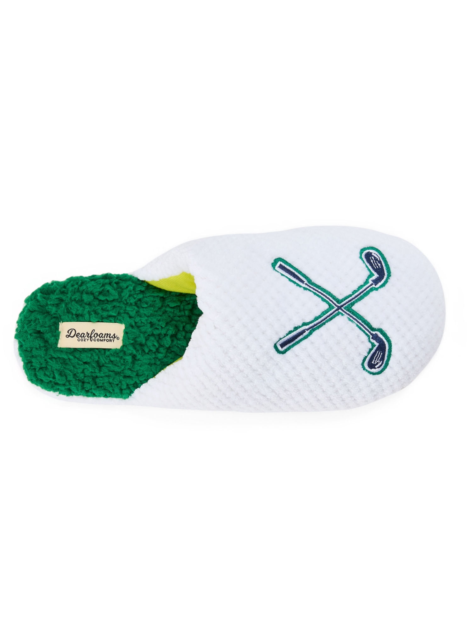 Dearfoams Men's Sports Scuff Slippers