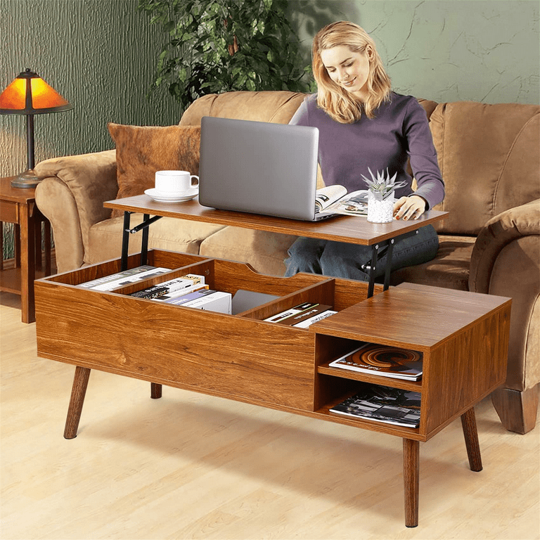 Hidden compartment cheap coffee table