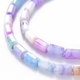 thumbnail image 3 of 10 Strand Opaque Baking Painted Glass Beads Strands Cuboid Mixed Color 6.5x3.5x3.5mm Hole: 1mm about 60pcs/strand 15.63 inch~15.75 inch, 3 of 3