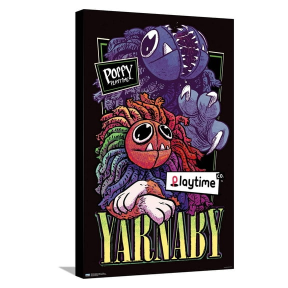 Poppy Playtime: Chapter 4 - Yarnaby Canvas Wall Poster, 14.725" x 22.375"