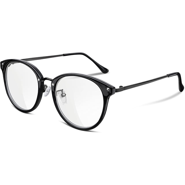 FEISEDY Montures de Lunettes Vintage pour Femmes Lunettes Rondes Lentille Transparente B2260
