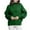 Green, variant on Herrnalise Women's 2024 Turtleneck Batwing Sleeve Loose Oversized Knitted Pullover Sweater Jumper Tops Yellow,S