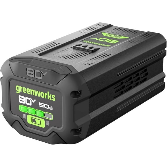 Greenworks 80V 5.0Ah Lithium-Ion Battery (Genuine Greenworks Battery / 75  Compatible Tools)