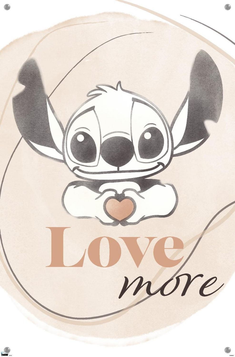 Disney Lilo and Stitch - Love More Wall Poster