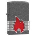 thumbnail image 1 of Zippo Red Vintage Wrap, Red Enamel Zippo Emblem, Windproof Lighter #29663, 1 of 4