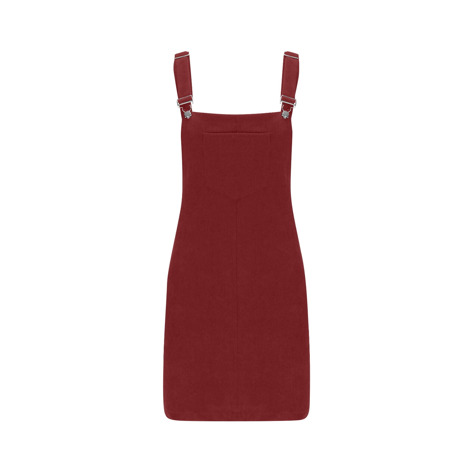 topshop burgundy pinafore dress Straps Burgundy Square Neckline Prom Dress with Split