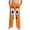 Orange, variant on Toddler Boy's Pants, Emoji Print Elastic Waist Pocket Lounge Pants, Full Length Casual Outfits for 4-5 Years