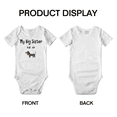 thumbnail image 3 of My Big Sister Is A Dachshund Dog Funny Baby Clothing Bodysuits Boy Girl Unisex, 3 of 5