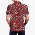 thumbnail image 5 of Rocae Snake for Men's Short Sleeve Polo Shirt, Quick Drying Performance Moisture Wicking Sports Men's Golf Shirt X-Large, 5 of 9