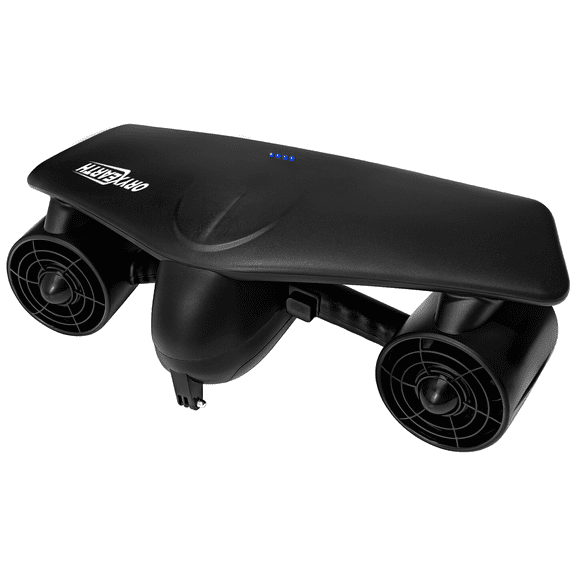 Oryxearth Underwater Scooter 2 Gear Speed 12 kgf Swimming Pool Diving Snorkeling Water Scooter, Black