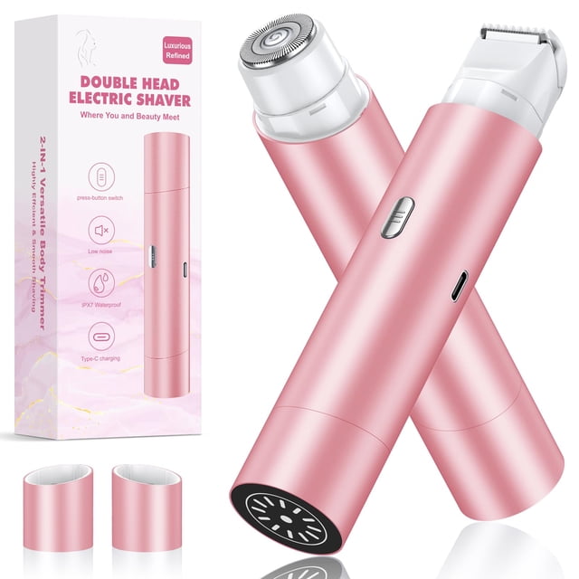 Recortadora de Bikini NIPOO para Mujer con Doble Cabezal para Rostro Afeitadora IPX7
