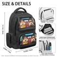 thumbnail image 5 of CHAQLIN Hamster Driving School Book Bag with traspirante Lightweight Casual Daypack, Padded Straps 17 Inch Bookbag for Travel Back to School, 5 of 9
