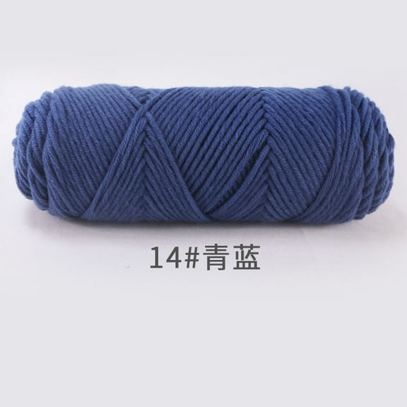 Nvzi 1 Piece 100g Blue Grey Cotton Yarn,Soft Yarn for Crocheting,Yarn for Crafts,High-Quality Yarn Ideal for DIY Handicrafts, Durable Yarn–Perfect for Daily Handcrafting Needs