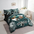 thumbnail image 2 of Erosebridal Eagle Bird Football Theme Bed in a Bag Full Size,Sports City Philadelphia Game Bed Set,Boys Classic Football Bedding Full Size,Ultra Soft Bedroom Decor Reversible,7 Pieces, 2 of 6