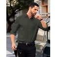 thumbnail image 5 of COOFANDY Men's Dress Shirts Long Sleeve Formal Shirt Wrinkle Free Business Casual Button Down Shirt, 5 of 7