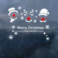 thumbnail image 4 of Christmas Window Sticker Santa Snowman Elk Snowflake Wall Sticker Wall Decal, 4 of 6