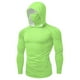 thumbnail image 1 of mfyjkho Tops Casuales Para Mujer, Camiseta Unisex De Verano Informal De Color Liso, De Manga Larga, Con Capucha, De Seda Helada, Con Protección Solar Y Mascarilla. Tops Y Blusas Para Mujer S, 1 of 8