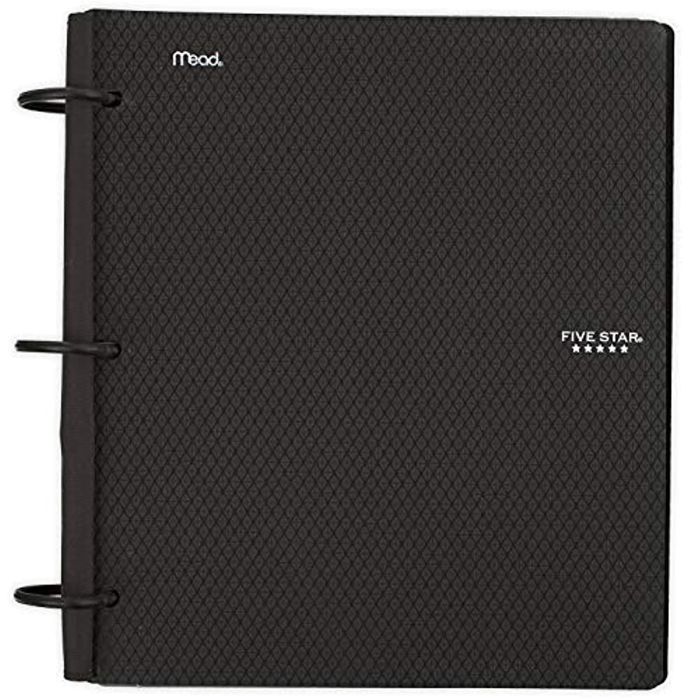 Five Star Flex Hybrid NoteBinder 1 Inch Binder with Tabs Notebook and 3