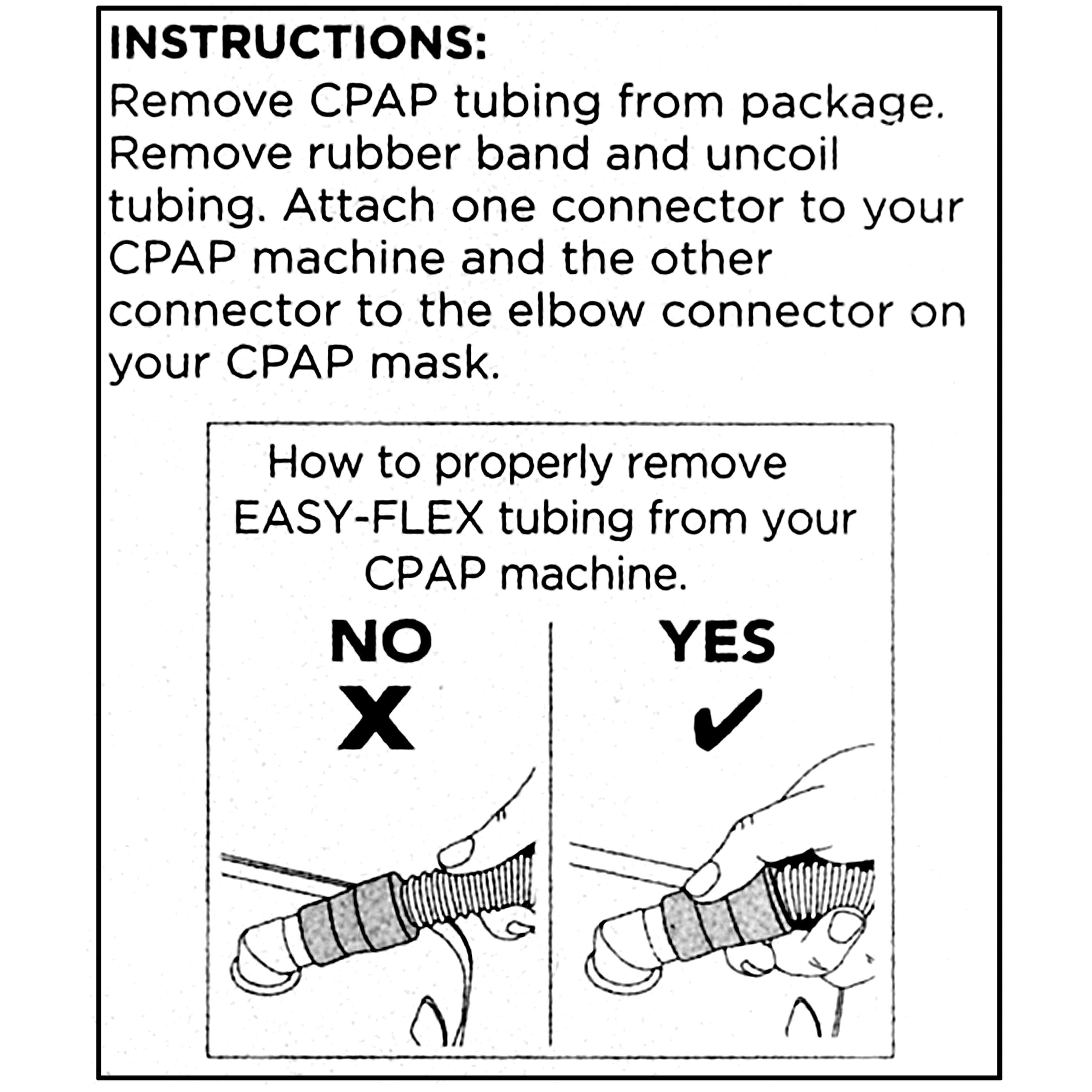 Equate CPAP Tubing Hose, 6 ft, Compatible with All ResMed, Philips, Dreamstation CPAP Machines