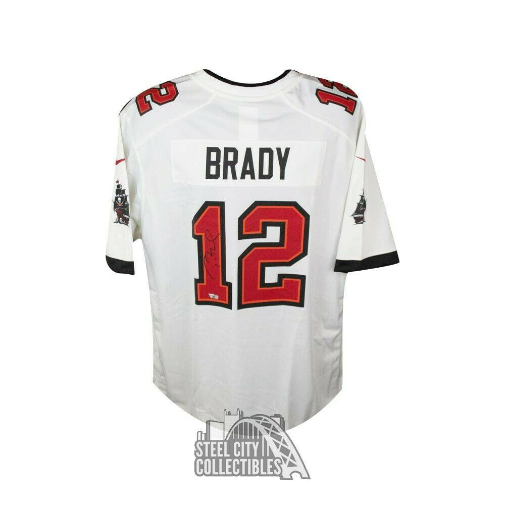 Tom Brady Signed Jersey - Tampa Bay Buccaneers White Fanatics - Fanatics Authentic Certified - Walmart.com
