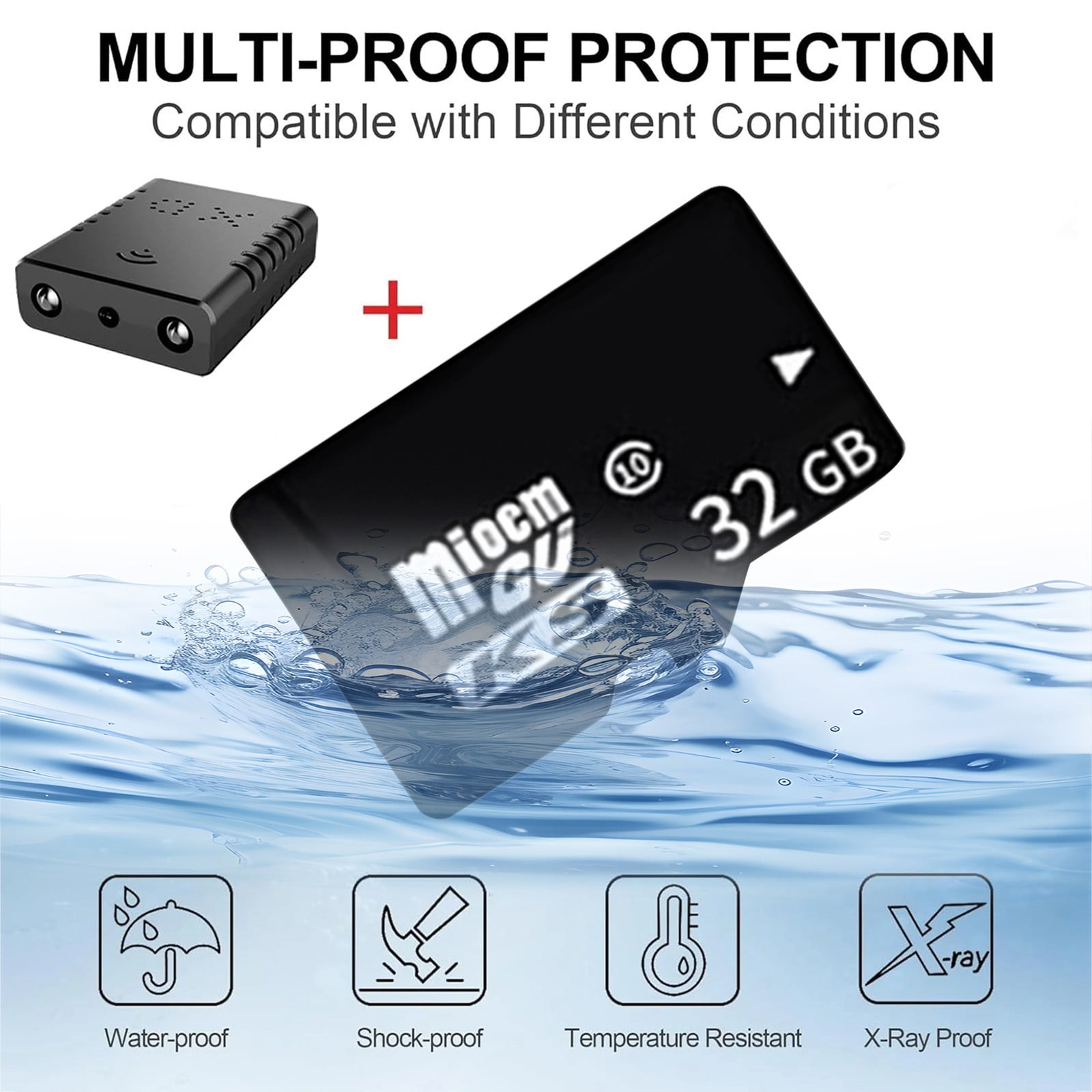 WIFI Mini Camera High Quality Portable Wireless Hidden HD Night Vision with Cloud Storage Long Battery Life Motion Detection Two Way Audio Waterproof and Dustproof Ideal for Home Security and Outdoo