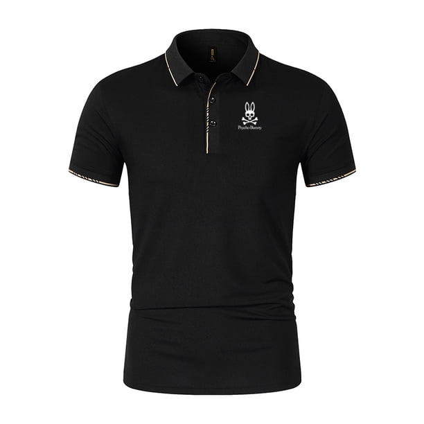 2023 Nuevo Estilo Psycho Bunny Camiseta Polo Casual Para Hombre Nueva Moda De Verano Gao Jiahui unisex