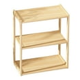 thumbnail image 2 of yuksok Wood Storage Rack Counter Spice Rack Decorative Desktop Organizer Holder for Men 3 Layer, 2 of 9
