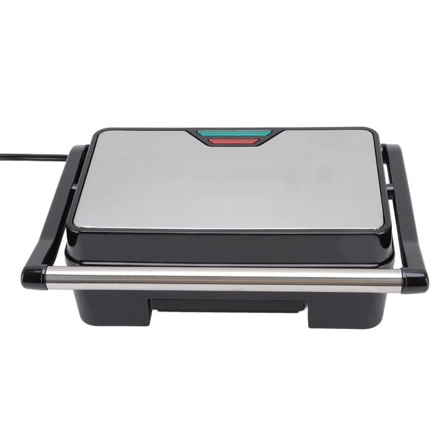 Prensa de desayuno ajustable para sándwiches tostados a la perfección, fácil de limpiar, enchufe de EE. UU. de 110 V, parrilla para panini de 2 lados de 850 W