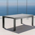 thumbnail image 1 of Cape Coral Outdoor Aluminum Coffee Table with Tempered Glass Table Top Table, 1 of 8